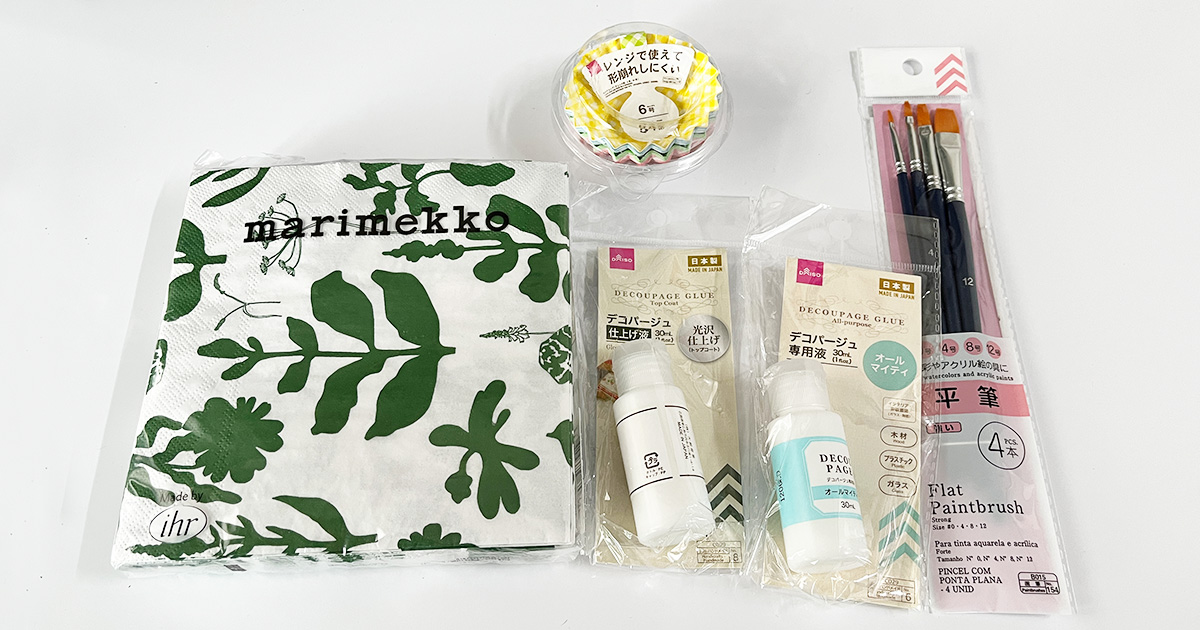 大人気デコパージュのやり方｜石鹸からトートバッグまでおしゃれな作品例とコツを紹介