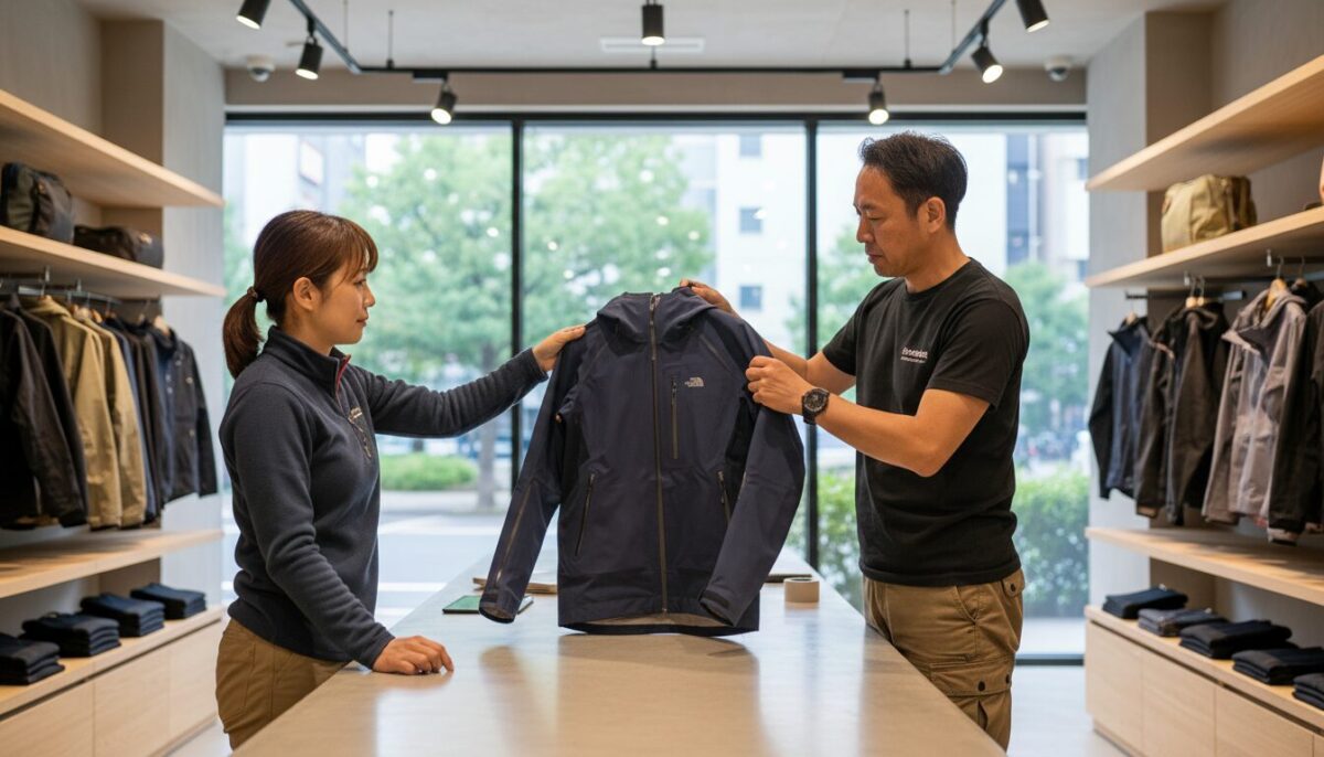 arc’teryx店でのアドバイスとメンテナンス