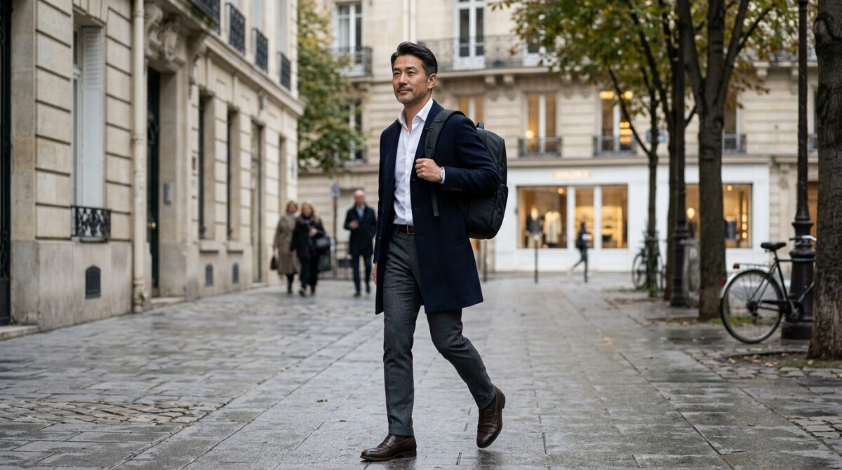 ギャルソンのリュックがダサいを払拭するおしゃれな活用